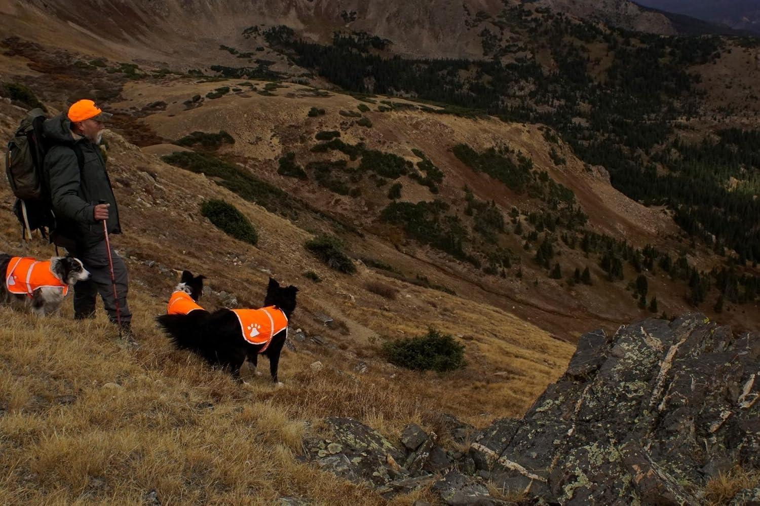 imageMaggift Dog Reflective VestPet Safety Vest Orange L