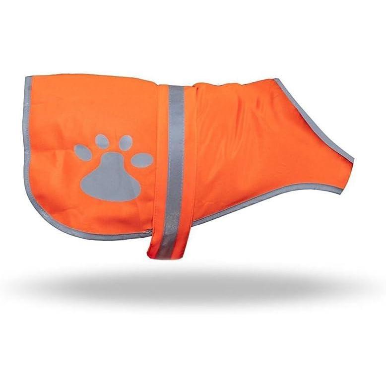 imageMaggift Dog Reflective VestPet Safety Vest Orange L