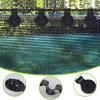 Winemana 50 Pcs Clips, Round Plastic Black Accessories for Patio Mesh, Garden Shade Cover, Anti Bird Netting