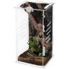 winemana Small Reptile Jumping Spider Terrarium Enclosure, 4″ x 4″ x 8″ Acrylic Mini Transparent Feeding Tank Micro Habitat Box for Tarantula Small Tree Dwelling Reptiles Insect (Vertical)