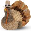 winemana Thanksgiving Turkey Decor – 7.9″ Tall Sisal Turkeys Table Centerpiece with Top Hat, Fall & Harvest Home Decor, Thanksgiving Decorations Indoor(style 2)