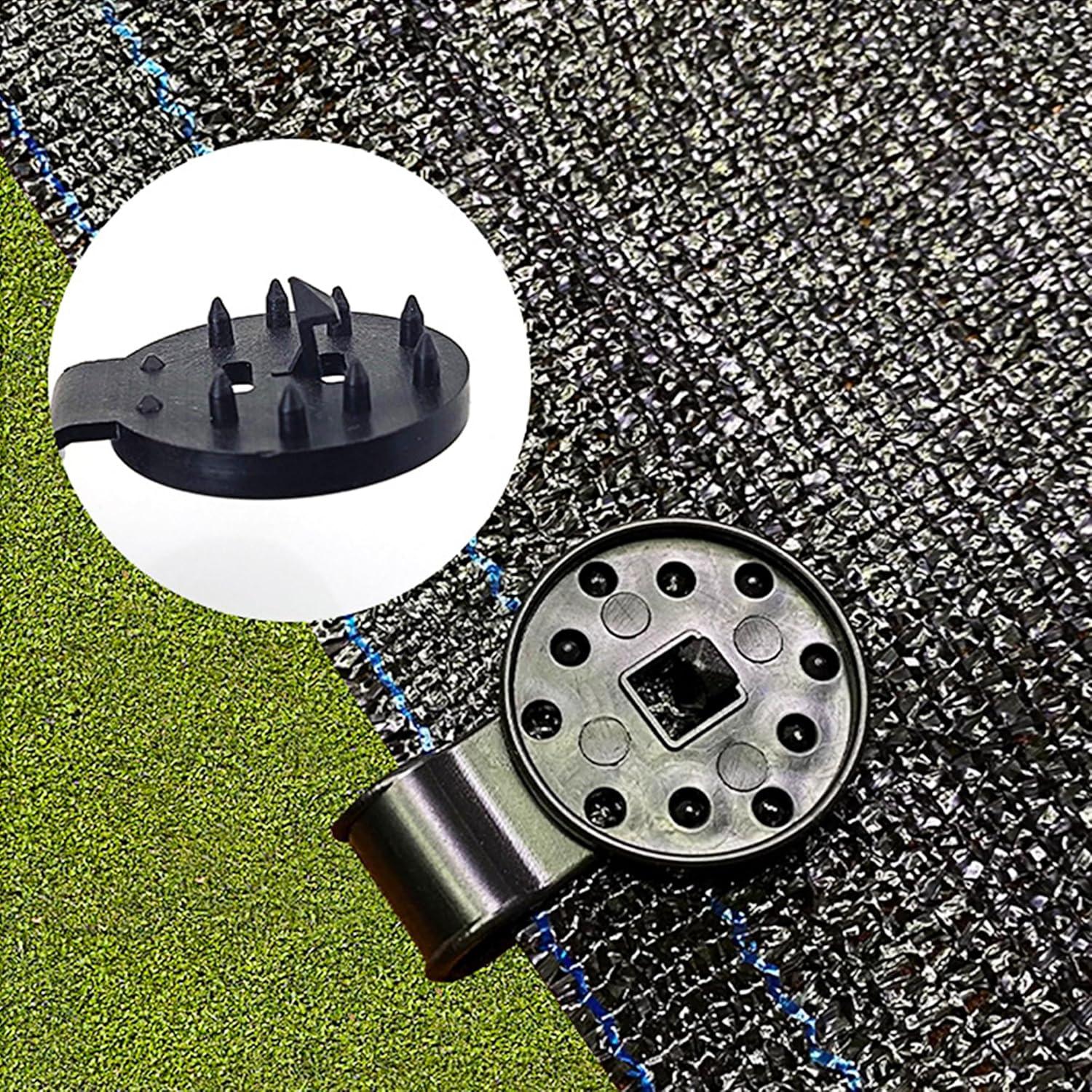 imagewinemana 140 Pcs Shade Cloth Clips Round Plastic Black Clips for Sun Shade Net Patio Mesh Tarp Garden Shade Cover Anti Bird Netting Shade Fabric Accessories