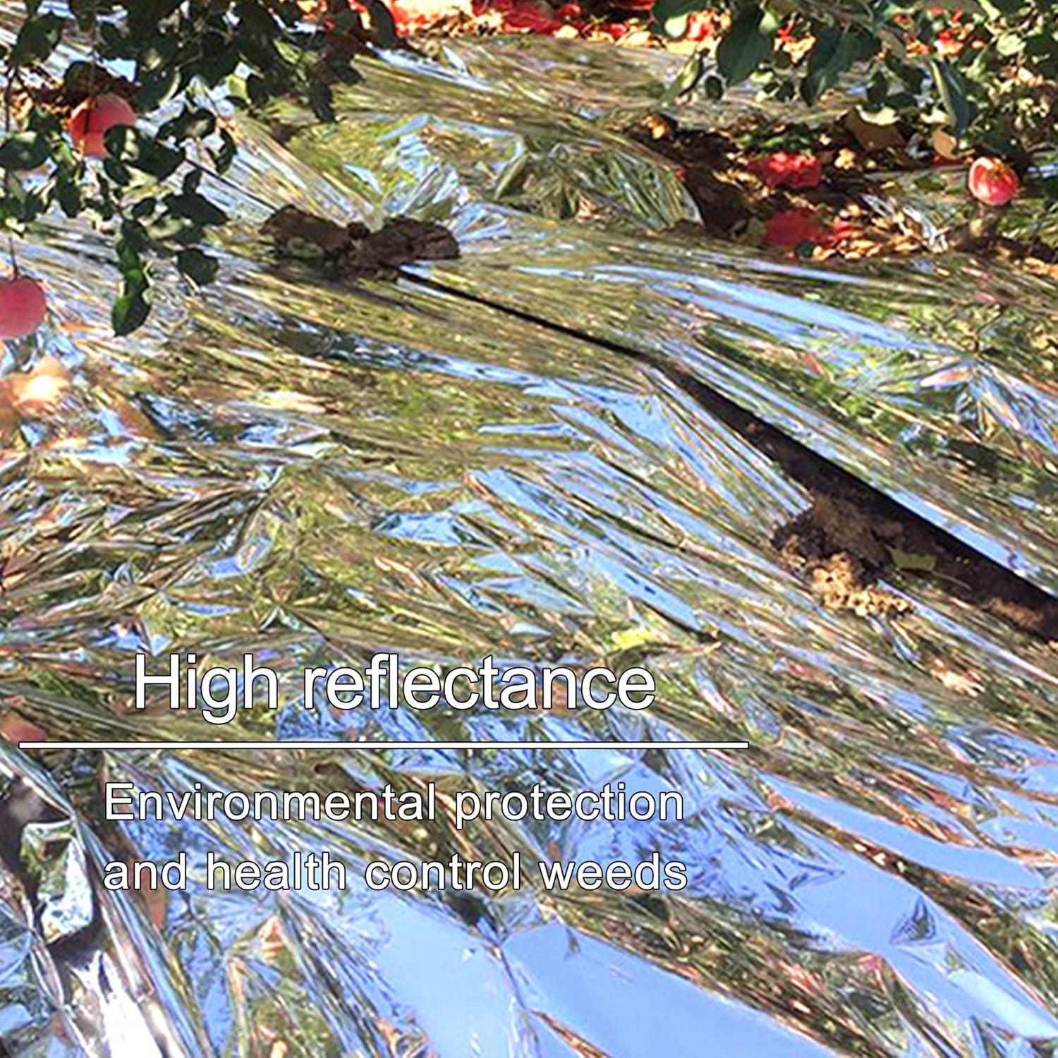 imagewinemana 6 Pack Large High Silver Reflective Mylar Film 83x 63 in High Reflectivity Keep Warm 100 Environmentally Safe Perfect for Plant Growth First Aid Marathon Camping Outdoor Survival