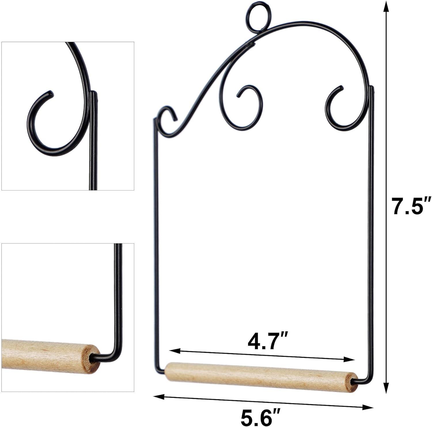 imagewinemana Set of 3 Hummingbird Swings Rust Resistant Metal Frame Wooden Dowel Attach to Bird Feeders Perfect for Hanging Indoor Office Outdoor Trunk Lawn Patio Garden 75quot x 56quot