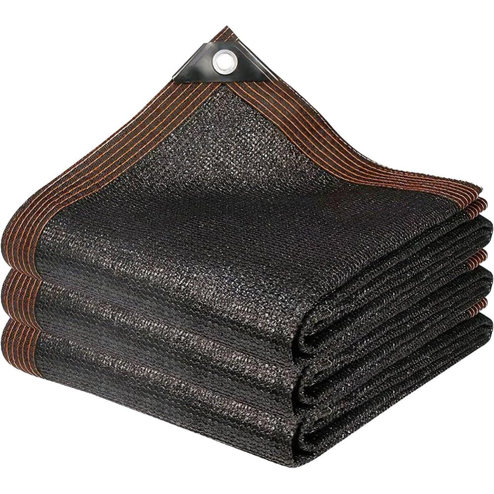 image:imagewinemana Black Shade Cloth 40 5x8 FT Mesh Tarp  Garden Shade for Greenhouse Patio Vegetables Plants Cover and Chicken Coops Sun Shade Net for Outdoor Protection with Reinforced Grommets5 FT x 6 FT