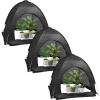 winemana 3 Pcs 70% Garden Plant Shade Tent, 33.5″x35.5″x31.5″ UV Resistant Pop Up Sun Shade Netting, Protective Plants Cover for Outdoor Vegetable Fruit, Easy Setup Net to Keep Animals & Insects Out(1)