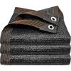 winemana Black Shade Cloth 40%, 5×8 FT Mesh Tarp – Garden Shade for Greenhouse, Patio, Vegetables, Plants Cover and Chicken Coops, Sun Shade Net for Outdoor Protection with Reinforced Grommets(6.6 FT x 6.6 FT)