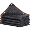 winemana Black Shade Cloth 40%, 5×8 FT Mesh Tarp – Garden Shade for Greenhouse, Patio, Vegetables, Plants Cover and Chicken Coops, Sun Shade Net for Outdoor Protection with Reinforced Grommets(6.6 FT x 10 FT)