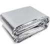winemana Window Insulation Roll, 48IN x 20FT Reflective Heat Shield Bubble Film, Double-Sided Aluminum Foil Insulation, Weatherproof Garage Door Cover for Windows, RV, Basement, Winter & Summer(24 in x 15 ft)