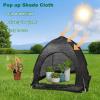 winemana 3 Pcs 70% Garden Plant Shade Tent, 33.5″x35.5″x31.5″ UV Resistant Pop Up Sun Shade Netting, Protective Plants Cover for Outdoor Vegetable Fruit, Easy Setup Net to Keep Animals & Insects Out(2)