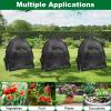 winemana 3 Pcs 70% Garden Plant Shade Tent, 33.5″x35.5″x31.5″ UV Resistant Pop Up Sun Shade Netting, Protective Plants Cover for Outdoor Vegetable Fruit, Easy Setup Net to Keep Animals & Insects Out(1)