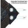 winemana Black Shade Cloth 40%, 5×8 FT Mesh Tarp – Garden Shade for Greenhouse, Patio, Vegetables, Plants Cover and Chicken Coops, Sun Shade Net for Outdoor Protection with Reinforced Grommets(3.3 FT x 10 FT)