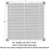 winemana Black Shade Cloth 40%, 5×8 FT Mesh Tarp – Garden Shade for Greenhouse, Patio, Vegetables, Plants Cover and Chicken Coops, Sun Shade Net for Outdoor Protection with Reinforced Grommets(30 FT x 30 FT)
