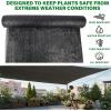 winemana Black Shade Cloth 40%, 5×8 FT Mesh Tarp – Garden Shade for Greenhouse, Patio, Vegetables, Plants Cover and Chicken Coops, Sun Shade Net for Outdoor Protection with Reinforced Grommets(6 FT x 120 FT)