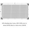 winemana Black Shade Cloth 40%, 5×8 FT Mesh Tarp – Garden Shade for Greenhouse, Patio, Vegetables, Plants Cover and Chicken Coops, Sun Shade Net for Outdoor Protection with Reinforced Grommets(10 FT x 20 FT)