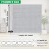 winemana Window Insulation Roll, 48IN x 20FT Reflective Heat Shield Bubble Film, Double-Sided Aluminum Foil Insulation, Weatherproof Garage Door Cover for Windows, RV, Basement, Winter & Summer(48 in x 10 ft)