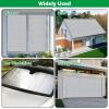winemana Window Insulation Roll, 48IN x 20FT Reflective Heat Shield Bubble Film, Double-Sided Aluminum Foil Insulation, Weatherproof Garage Door Cover for Windows, RV, Basement, Winter & Summer(48 in x 15 ft)