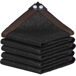 winemana Black Shade Cloth 40%, 5×8 FT Mesh Tarp – Garden Shade for Greenhouse, Patio, Vegetables, Plants Cover and Chicken Coops, Sun Shade Net for Outdoor Protection with Reinforced Grommets(8 FT x 10 FT)