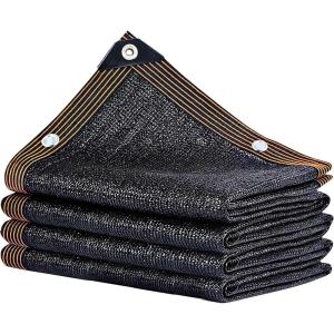 winemana Black Shade Cloth 40%, 5×8 FT Mesh Tarp – Garden Shade for Greenhouse, Patio, Vegetables, Plants Cover and Chicken Coops, Sun Shade Net for Outdoor Protection with Reinforced Grommets(6.6 FT x 10 FT)