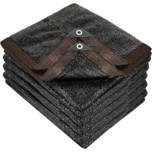 winemana Black Shade Cloth 40%, 5×8 FT Mesh Tarp – Garden Shade for Greenhouse, Patio, Vegetables, Plants Cover and Chicken Coops, Sun Shade Net for Outdoor Protection with Reinforced Grommets(20 FT x 20 FT)