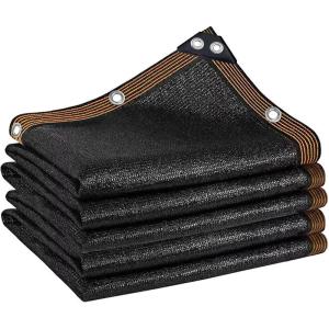 winemana Black Shade Cloth 40%, 5×8 FT Mesh Tarp – Garden Shade for Greenhouse, Patio, Vegetables, Plants Cover and Chicken Coops, Sun Shade Net for Outdoor Protection with Reinforced Grommets(6.6 FT x 20 FT)