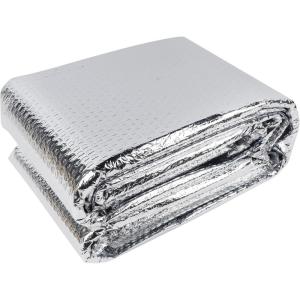 winemana Window Insulation Roll, 48IN x 20FT Reflective Heat Shield Bubble Film, Double-Sided Aluminum Foil Insulation, Weatherproof Garage Door Cover for Windows, RV, Basement, Winter & Summer(24 in x 15 ft)