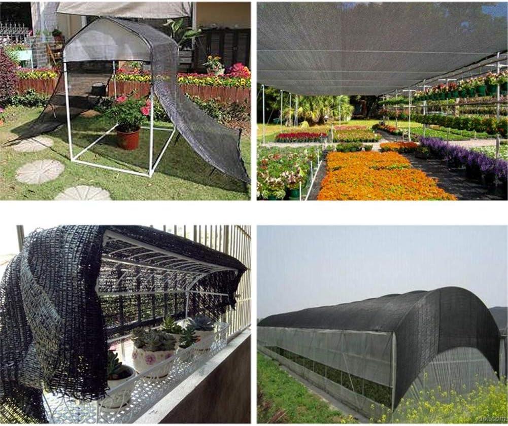 image:imagewinemana Black Shade Cloth 40 5x8 FT Mesh Tarp Garden Shade for Greenhouse Patio Vegetables Plants Cover and Chicken Coops Sun Shade Net for Outdoor Protection with Reinforced Grommets10 FT x 14 FT