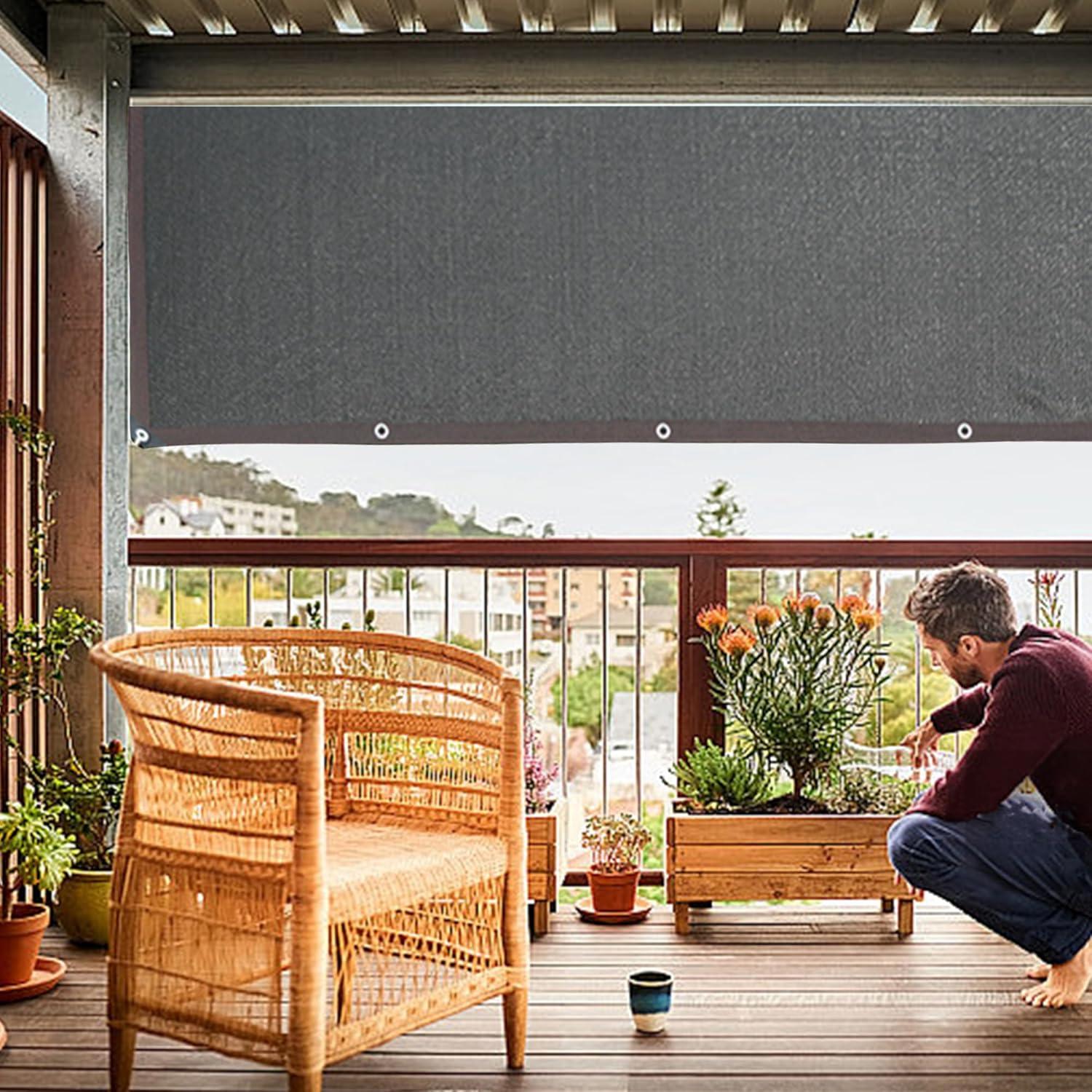 image:imagewinemana Black Shade Cloth 40 5x8 FT Mesh Tarp Garden Shade for Greenhouse Patio Vegetables Plants Cover and Chicken Coops Sun Shade Net for Outdoor Protection with Reinforced Grommets66 FT x 16 FT