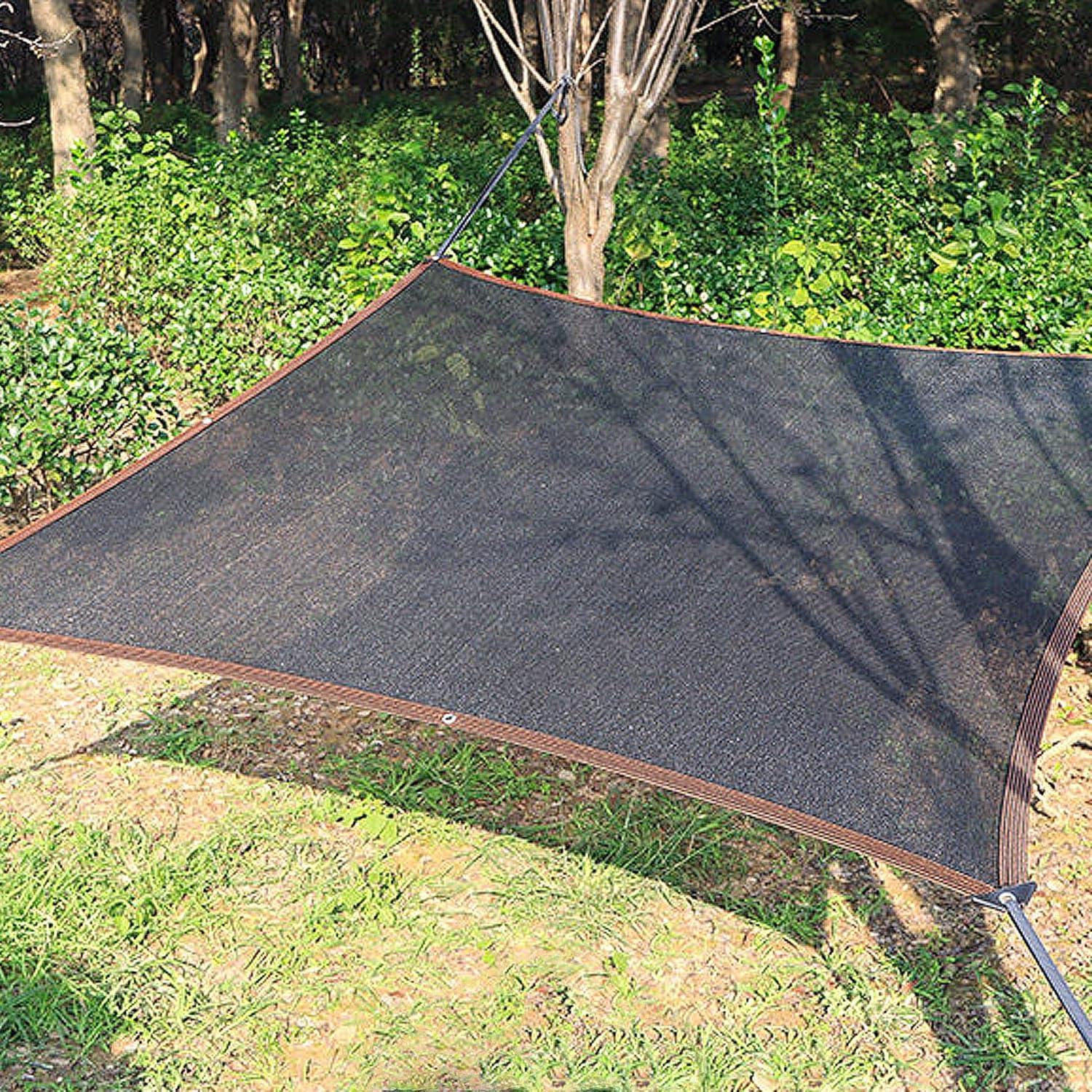 image:imagewinemana Black Shade Cloth 40 5x8 FT Mesh Tarp Garden Shade for Greenhouse Patio Vegetables Plants Cover and Chicken Coops Sun Shade Net for Outdoor Protection with Reinforced Grommets8 FT x 20 FT