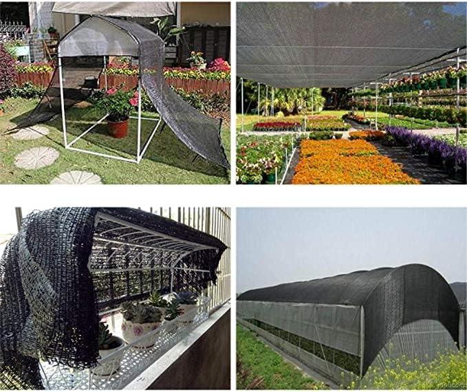 image:imagewinemana Black Shade Cloth 40 5x8 FT Mesh Tarp Garden Shade for Greenhouse Patio Vegetables Plants Cover and Chicken Coops Sun Shade Net for Outdoor Protection with Reinforced Grommets20 FT x 30 FT