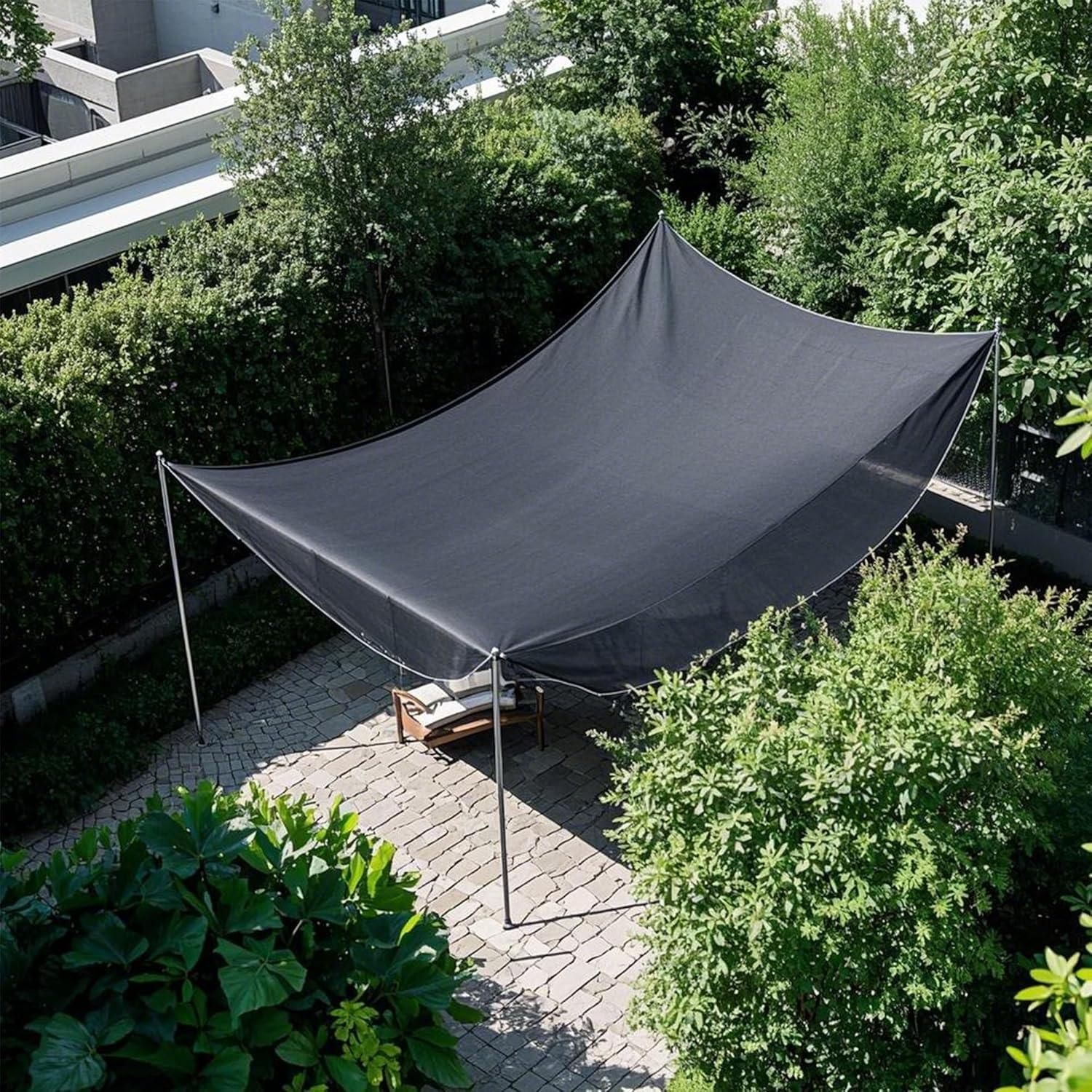 image:imagewinemana Black Shade Cloth 40 5x8 FT Mesh Tarp Garden Shade for Greenhouse Patio Vegetables Plants Cover and Chicken Coops Sun Shade Net for Outdoor Protection with Reinforced Grommets33 FT x 10 FT