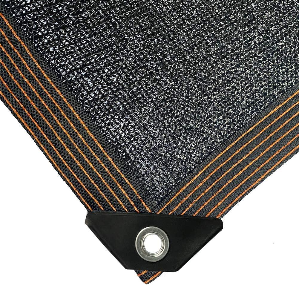 image:imagewinemana Black Shade Cloth 40 5x8 FT Mesh Tarp Garden Shade for Greenhouse Patio Vegetables Plants Cover and Chicken Coops Sun Shade Net for Outdoor Protection with Reinforced Grommets10 FT x 12 FT