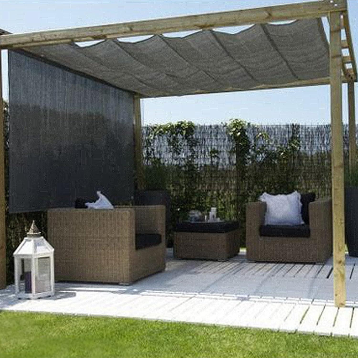image:imagewinemana Black Shade Cloth 40 5x8 FT Mesh Tarp Garden Shade for Greenhouse Patio Vegetables Plants Cover and Chicken Coops Sun Shade Net for Outdoor Protection with Reinforced Grommets20 FT x 48 FT
