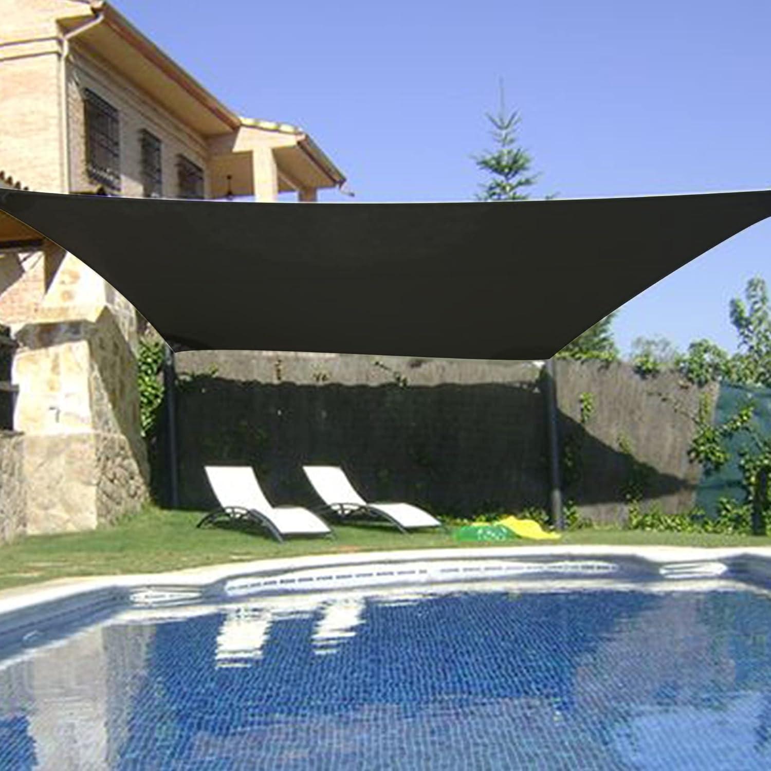 image:imagewinemana Black Shade Cloth 40 5x8 FT Mesh Tarp Garden Shade for Greenhouse Patio Vegetables Plants Cover and Chicken Coops Sun Shade Net for Outdoor Protection with Reinforced Grommets20 FT x 30 FT