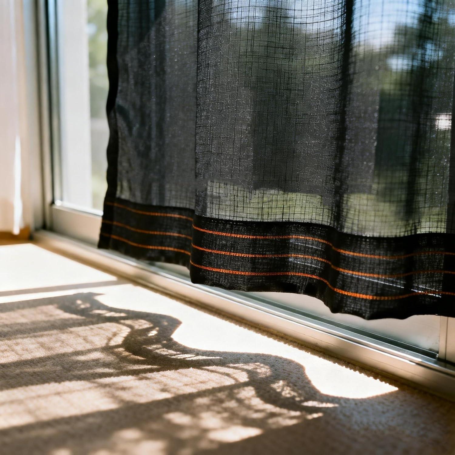 image:imagewinemana Black Shade Cloth 40 5x8 FT Mesh Tarp Garden Shade for Greenhouse Patio Vegetables Plants Cover and Chicken Coops Sun Shade Net for Outdoor Protection with Reinforced Grommets5 FT x 8 FT